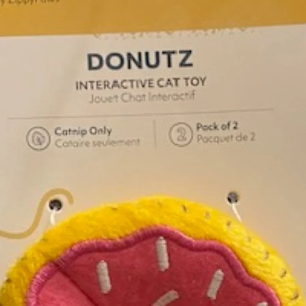 Zippy Claws: Interaction Cat Toys (Donutz) 2 Pack